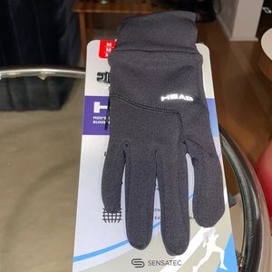 🥶❄️NWT Head Touchscreen Running Gloves with silicone palm
